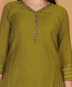 Olive Green Gota Co-ord Set (Test-3)