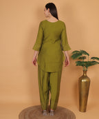 Olive Green Gota Co-ord Set (Test-3)